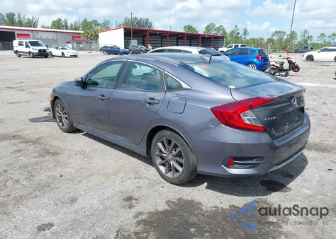 2020 Honda Civic Ex z USA, uszkodzony, nr VIN 19XFC1F36LE011864